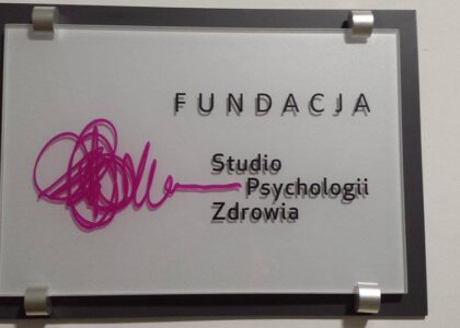 Nowy szyld naszej Fundacji
